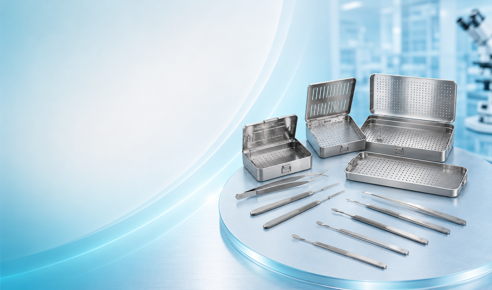 Knives and Sterilisation Boxes